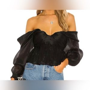 House of Harlow Burna Blouse in Black